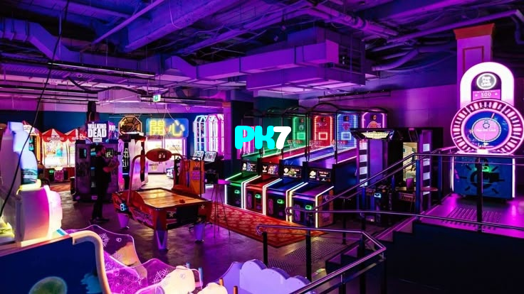 PK7 casino presented on mobile device in Pakistan with slots and live games